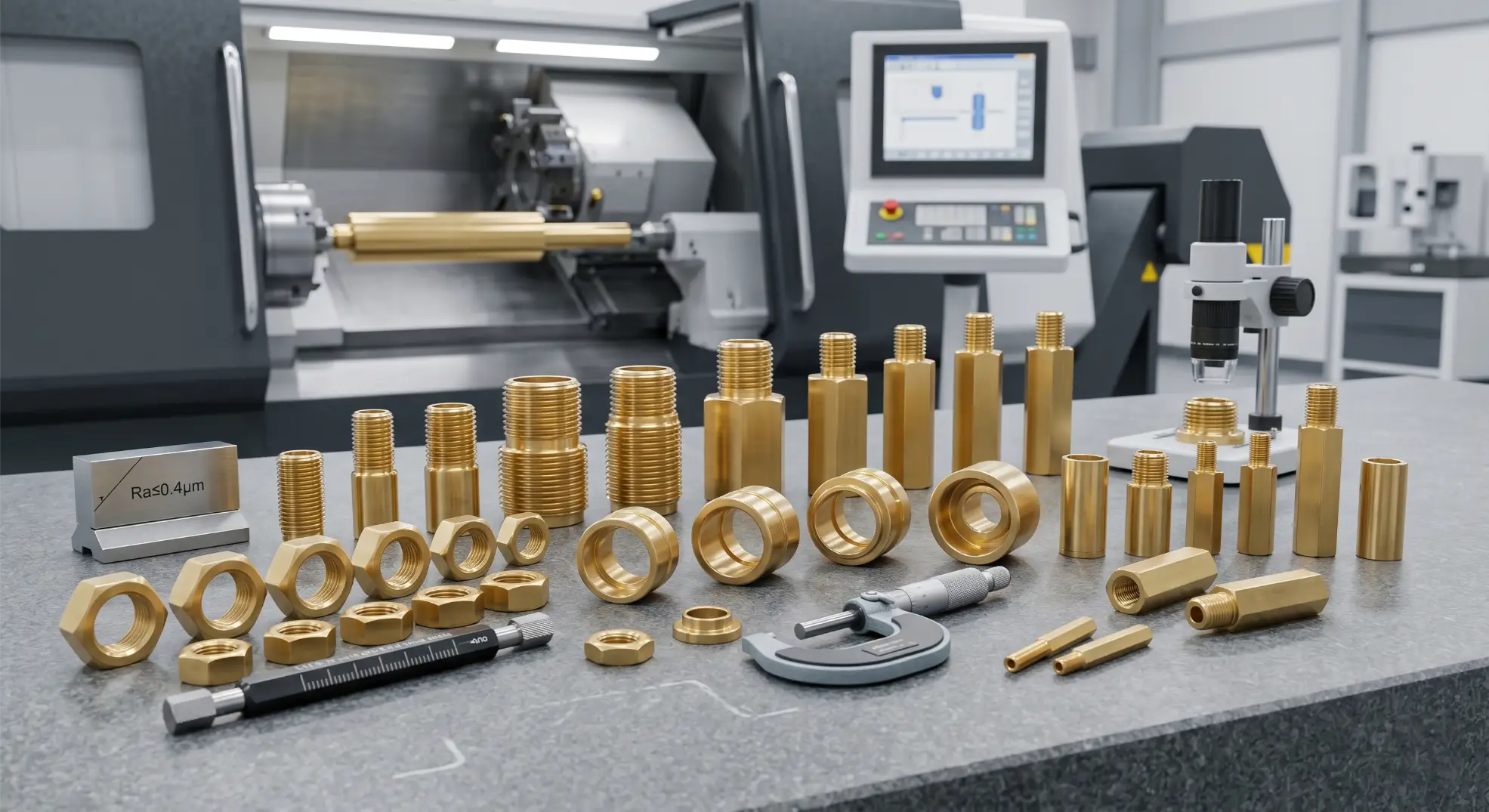黃銅 CNC 加工件