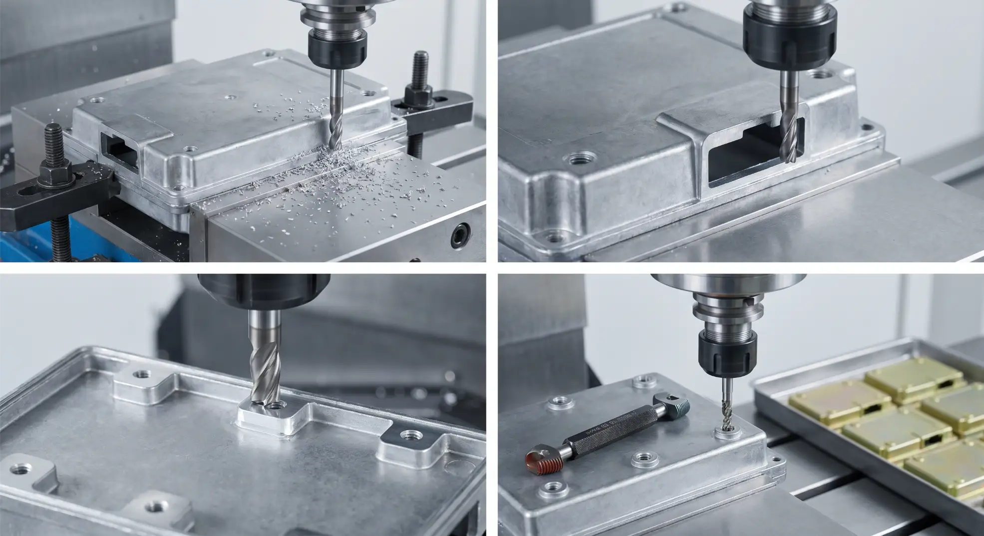 Zamak 3 5 Zinc Electronics Housing Finish Appliance Hardware Post-Machined CNC Chromate Nickel