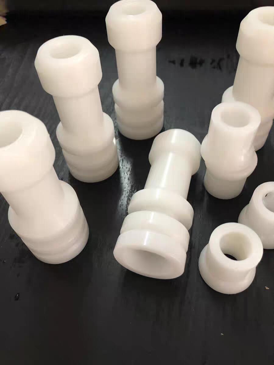 PTFE Teflon coating CNC machined metal part non-stick food safe chemical resistant low friction valve mould