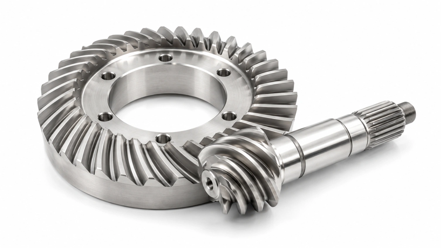 automotive differential spiral bevel gear set
