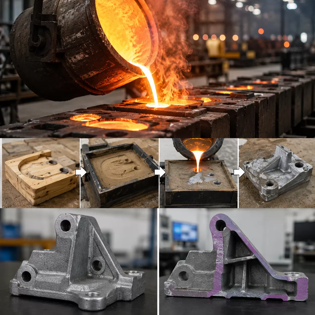Casting process overview and structural vs. engineering aspects