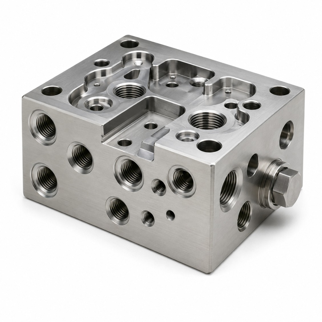 Bloc de passage de contrôle hydraulique