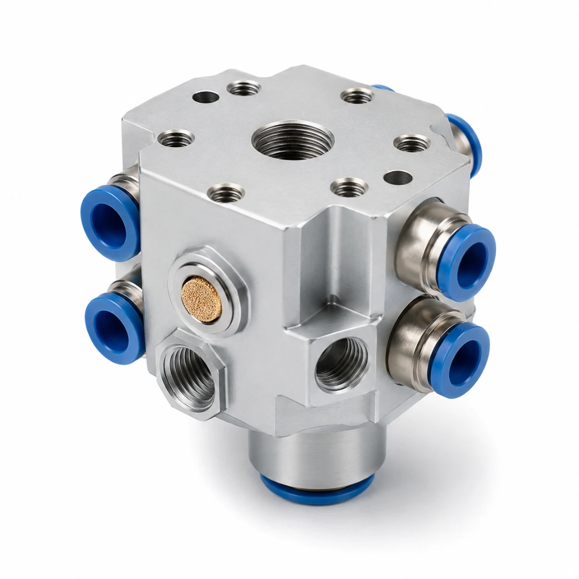 Connecteur multi-ports pneumatique