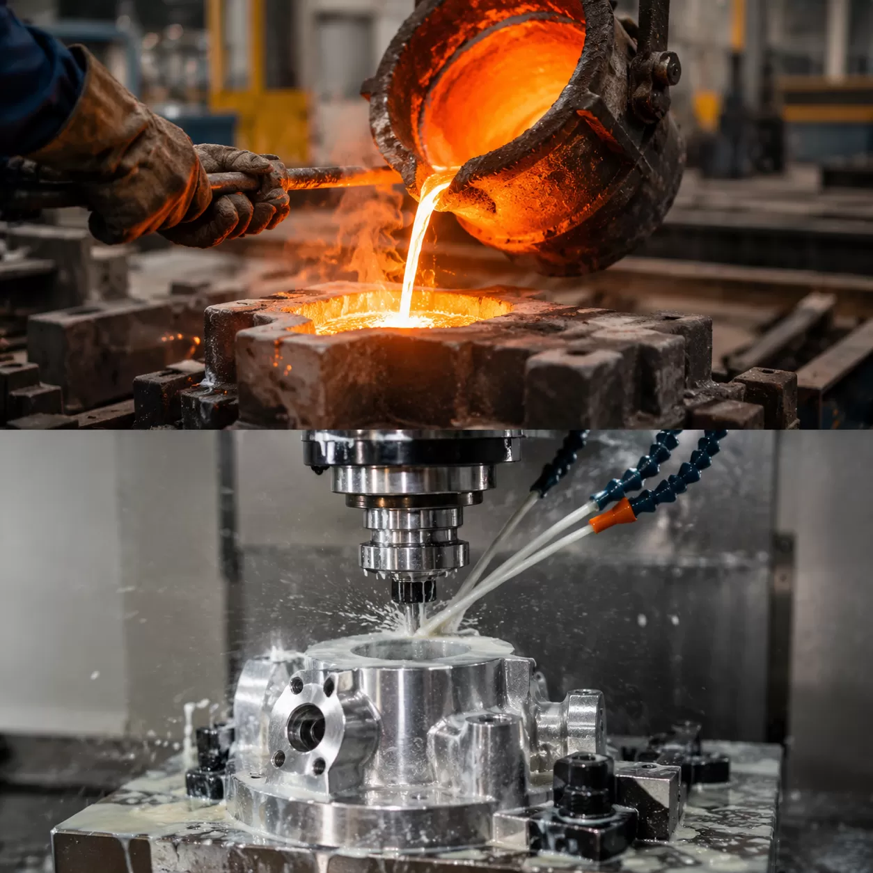 Precision Casting and Post-Cast CNC Machining