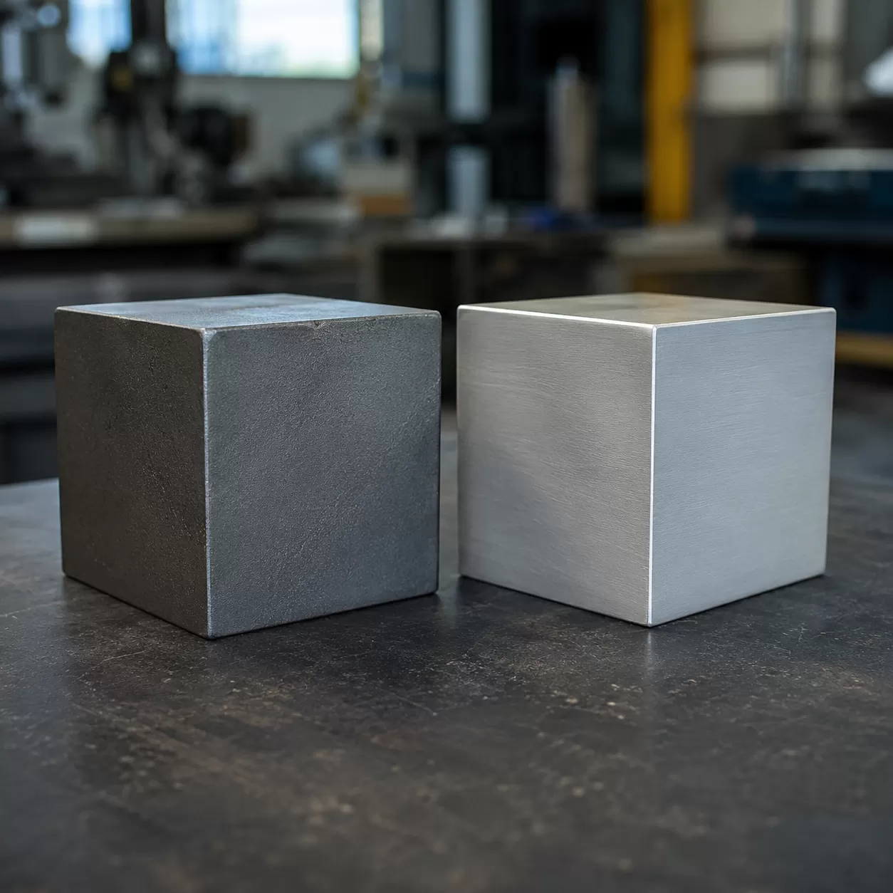 Titanium va alyuminiy materiallari taqqoslanishi